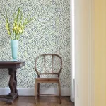 A-Street Prints Giverny Blue Miniature Floral Wallpaper - SKU 2901-25445
