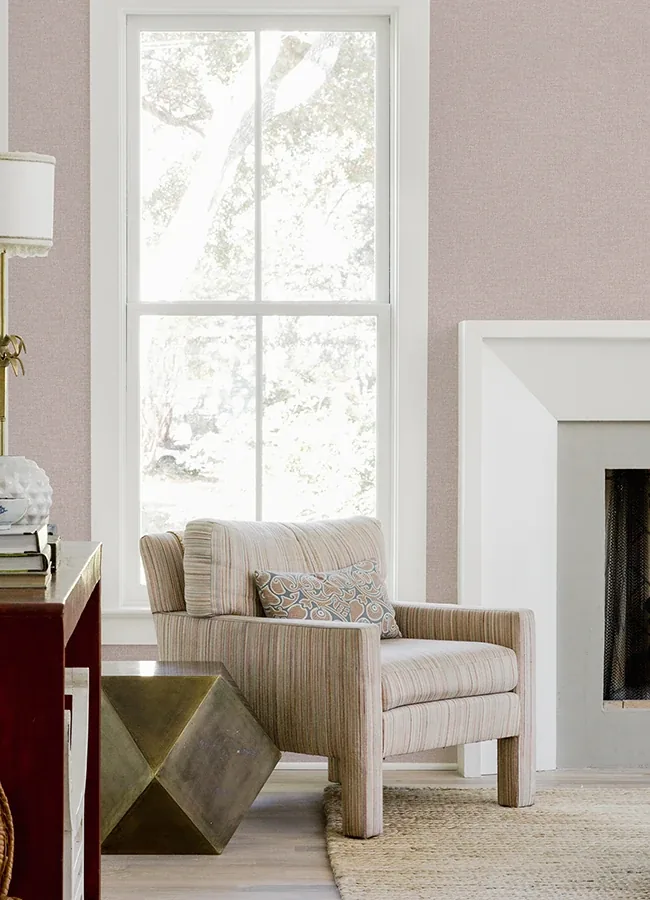 A-Street Prints Glen Pink Texture Wallpaper - SKU 4046-M1699