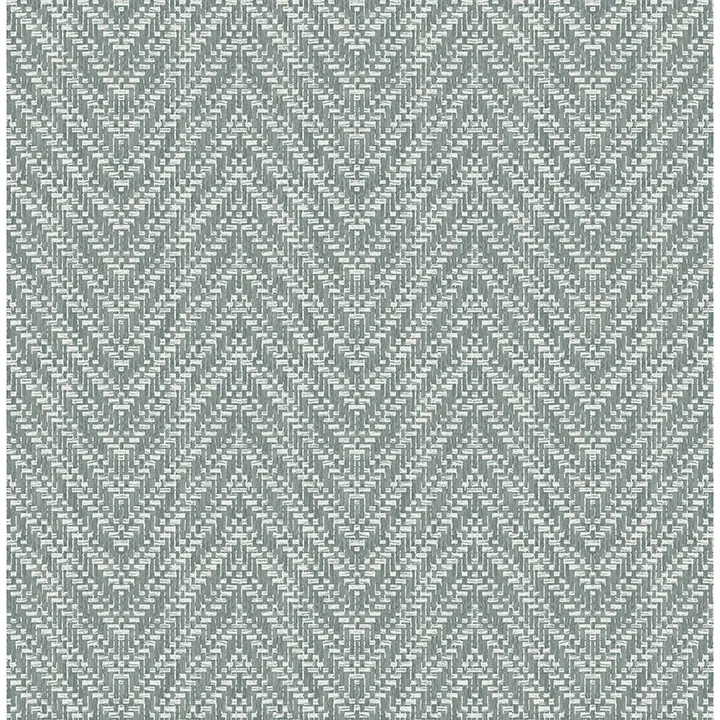 A-Street Prints Glynn Denim Chevron Wallpaper - SKU 4122-27044