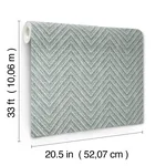 A-Street Prints Glynn Denim Chevron Wallpaper | Wallpaper Twins A-Street Prints Glynn Denim Chevron Wallpaper - SKU 4122-27044