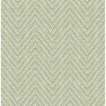 A-Street Prints Glynn Green Chevron Wallpaper - SKU 4122-27043