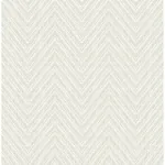 A-Street Prints Glynn Silver Chevron Wallpaper - SKU 4122-26651