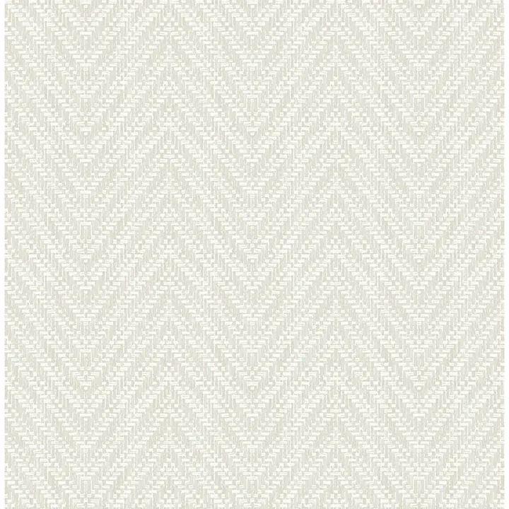 A-Street Prints Glynn Silver Chevron Wallpaper - SKU 4122-26651