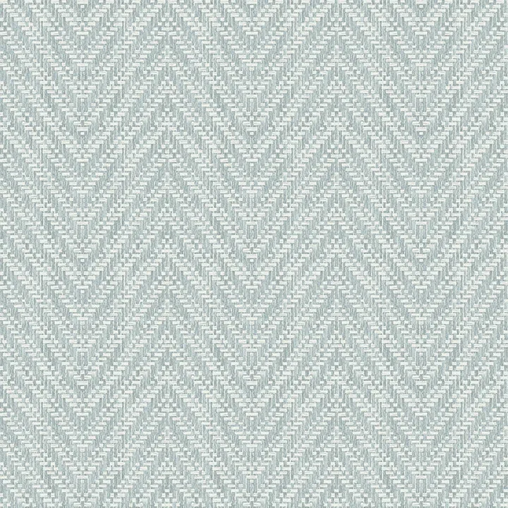 A-Street Prints Glynn Sky Blue Chevron Wallpaper - SKU 4074-26649