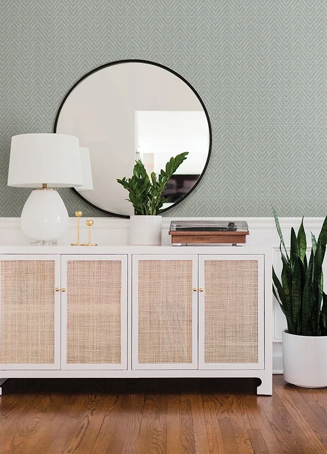 A-Street Prints Glynn Sky Blue Chevron Wallpaper | Wallpaper Twins A-Street Prints Glynn Sky Blue Chevron Wallpaper - SKU 4074-26649