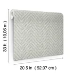 A-Street Prints Glynn Sterling Chevron Wallpaper | Wallpaper Twins A-Street Prints Glynn Sterling Chevron Wallpaper - SKU 4122-27042