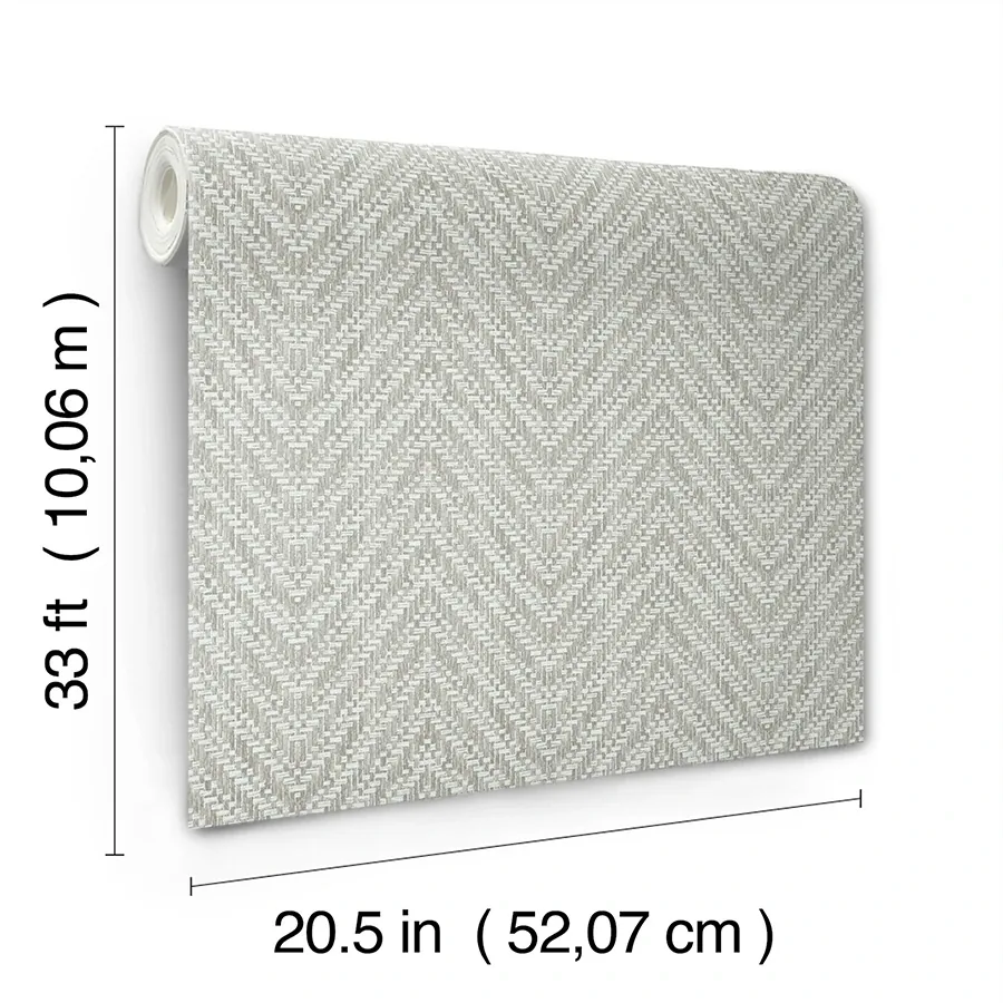 A-Street Prints Glynn Sterling Chevron Wallpaper | Wallpaper Twins A-Street Prints Glynn Sterling Chevron Wallpaper - SKU 4122-27042