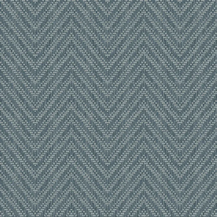 A-Street Prints Glynn Teal Chevron Wallpaper - SKU 4074-26654