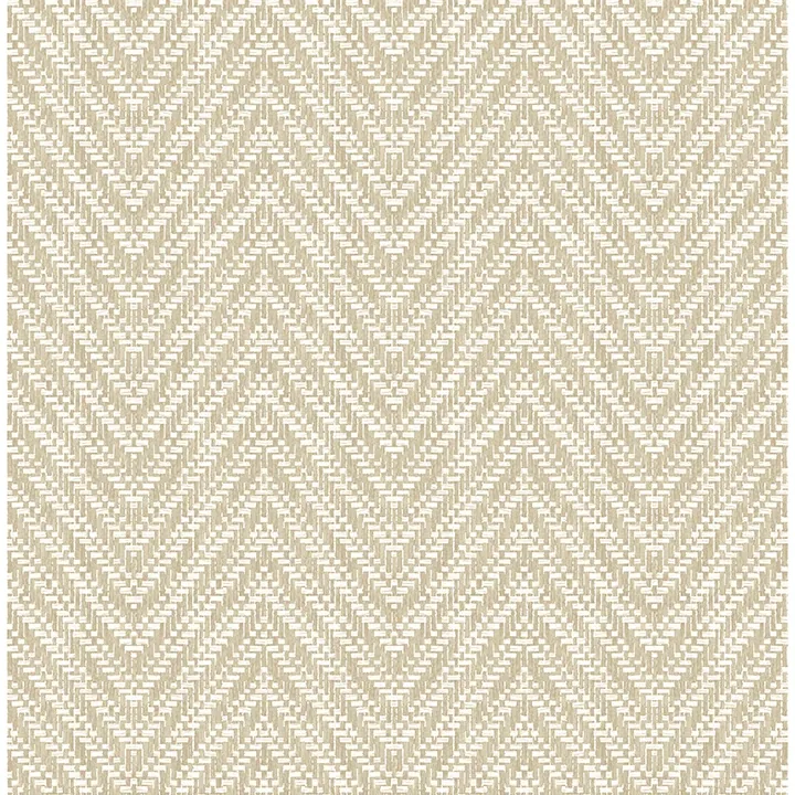 A-Street Prints Glynn Wheat Chevron Wallpaper - SKU 4122-27045