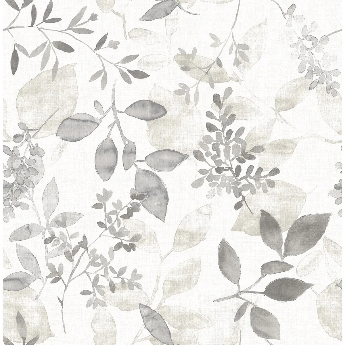 A-Street Prints Gossamer Grey Botanical Wallpaper - SKU 2716-23867