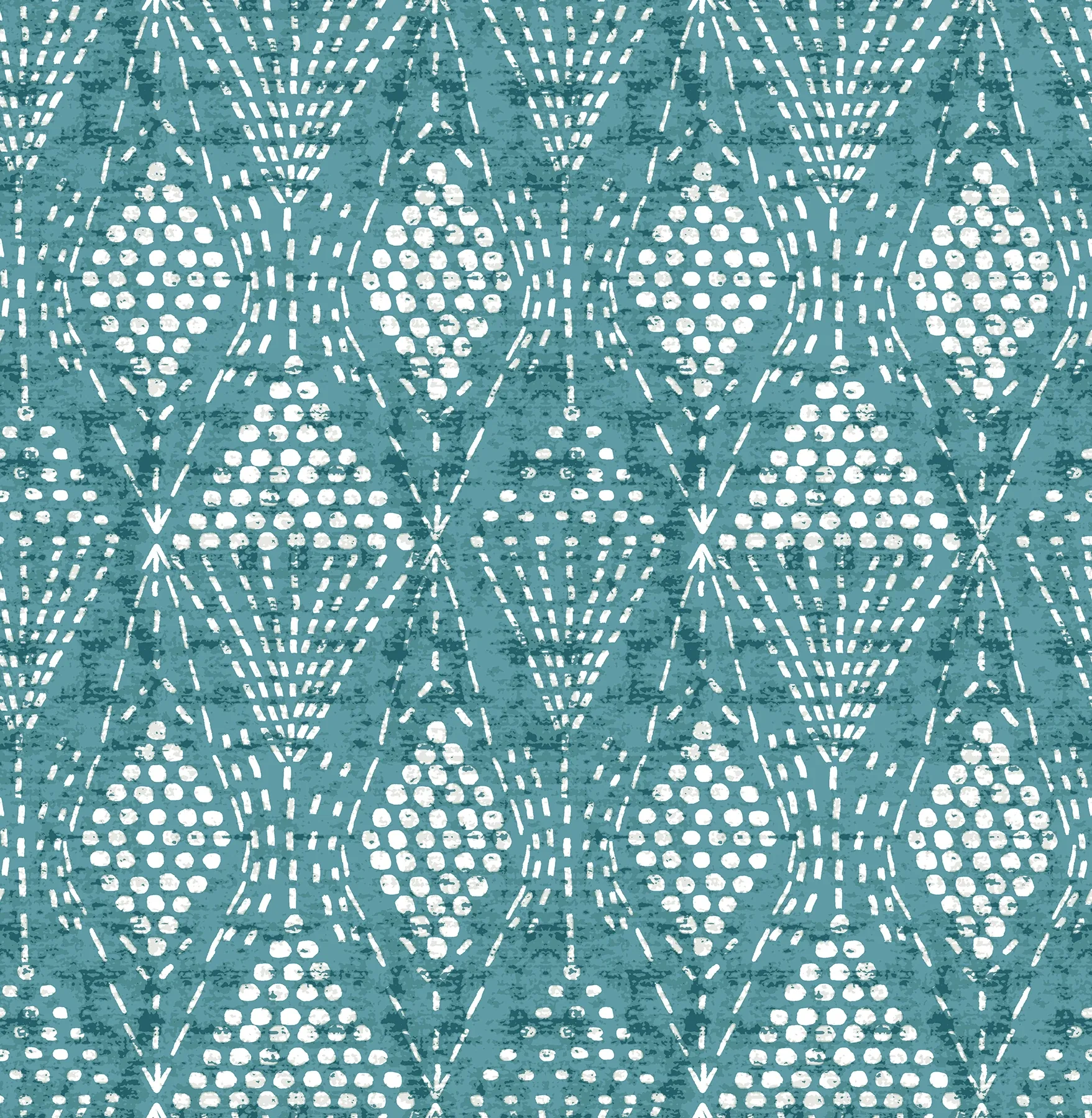 4081-26318 | Grady Teal Dotted Geometric Wallpaper