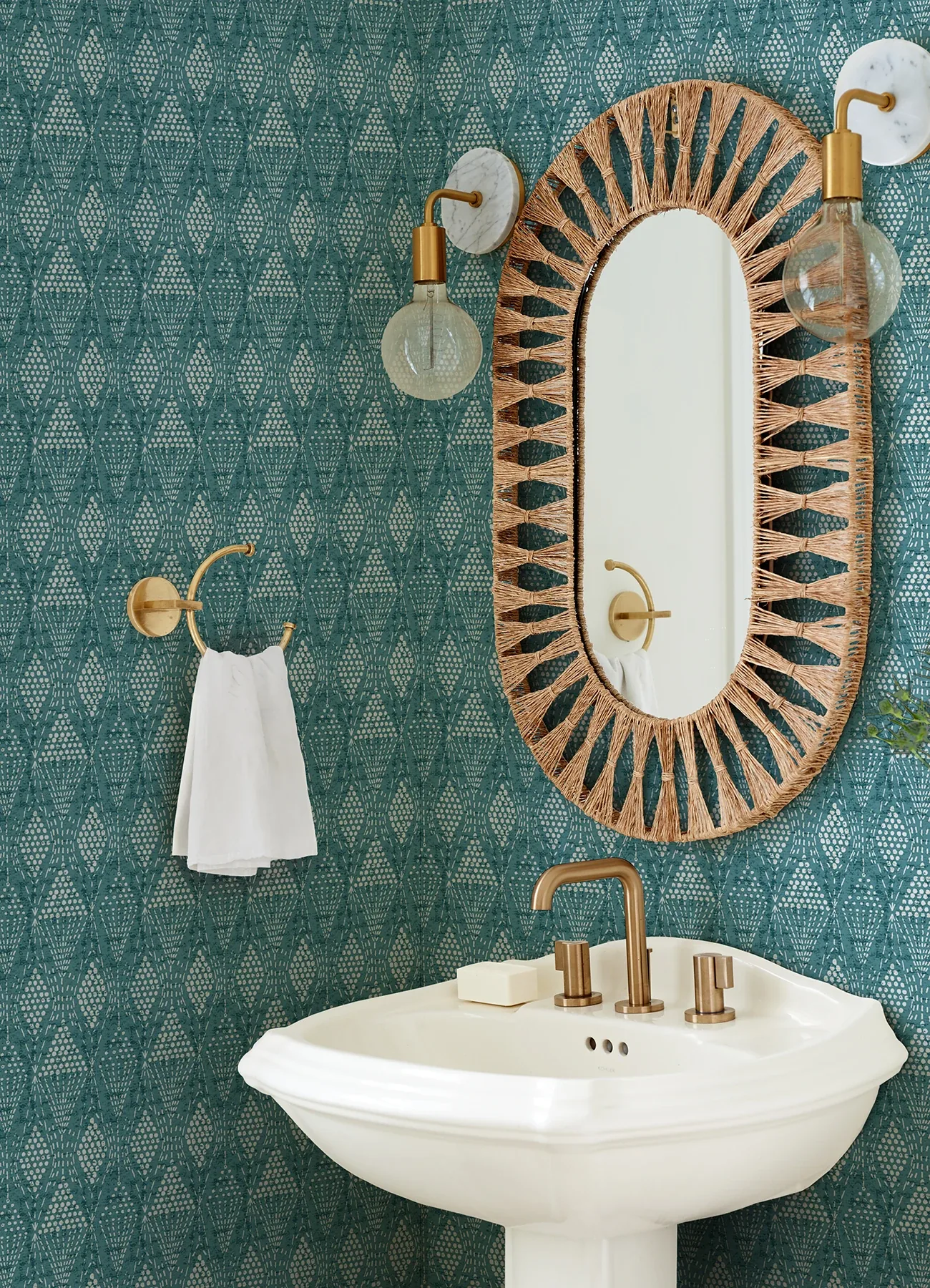 A-Street Prints Grady Teal Dotted Geometric Wallpaper | Wallpaper Twins A-Street Prints Grady Teal Dotted Geometric Wallpaper - SKU 4081-26318