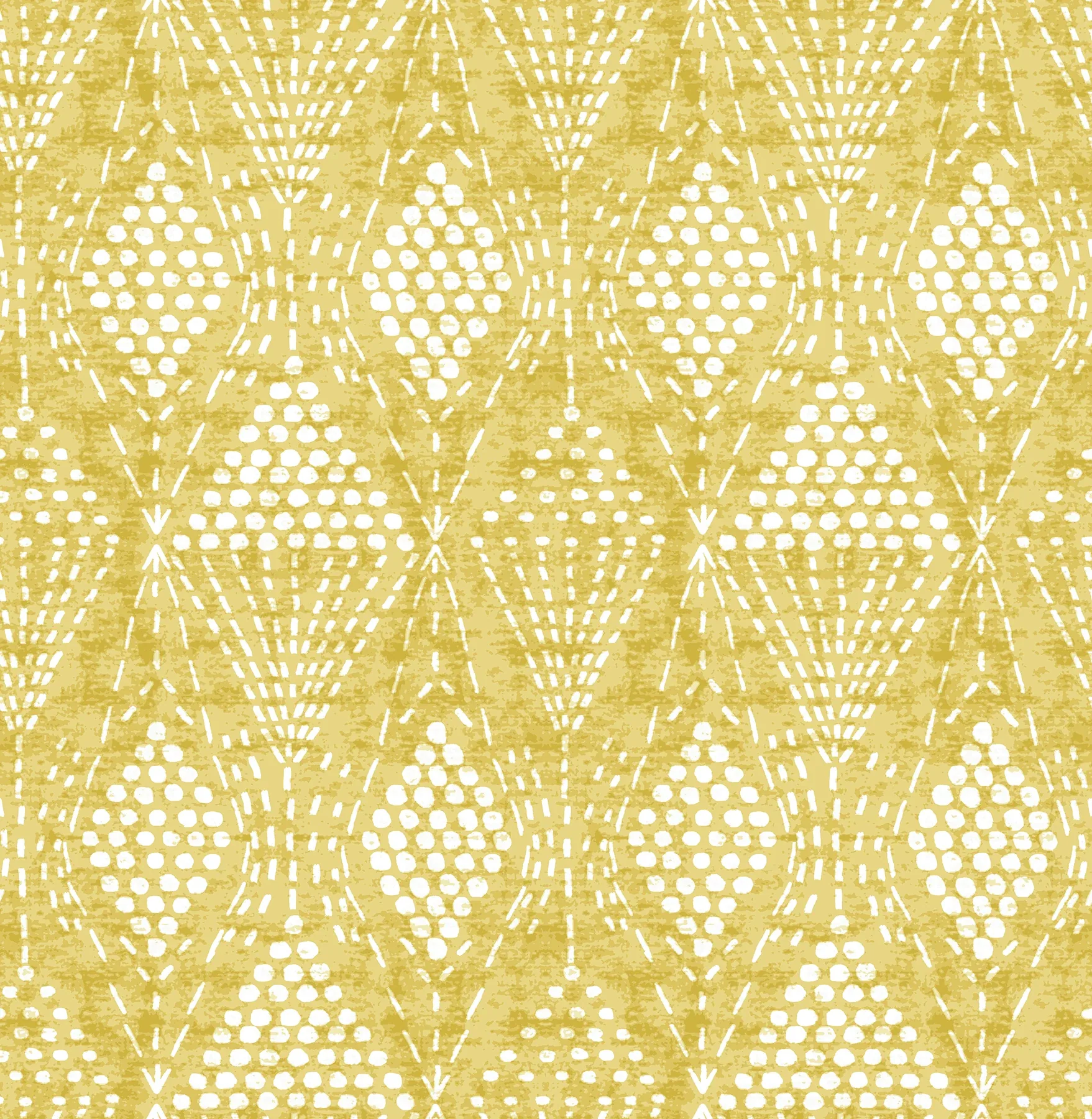 A-Street Prints Grady Yellow Dotted Geometric Wallpaper - SKU 4081-26321