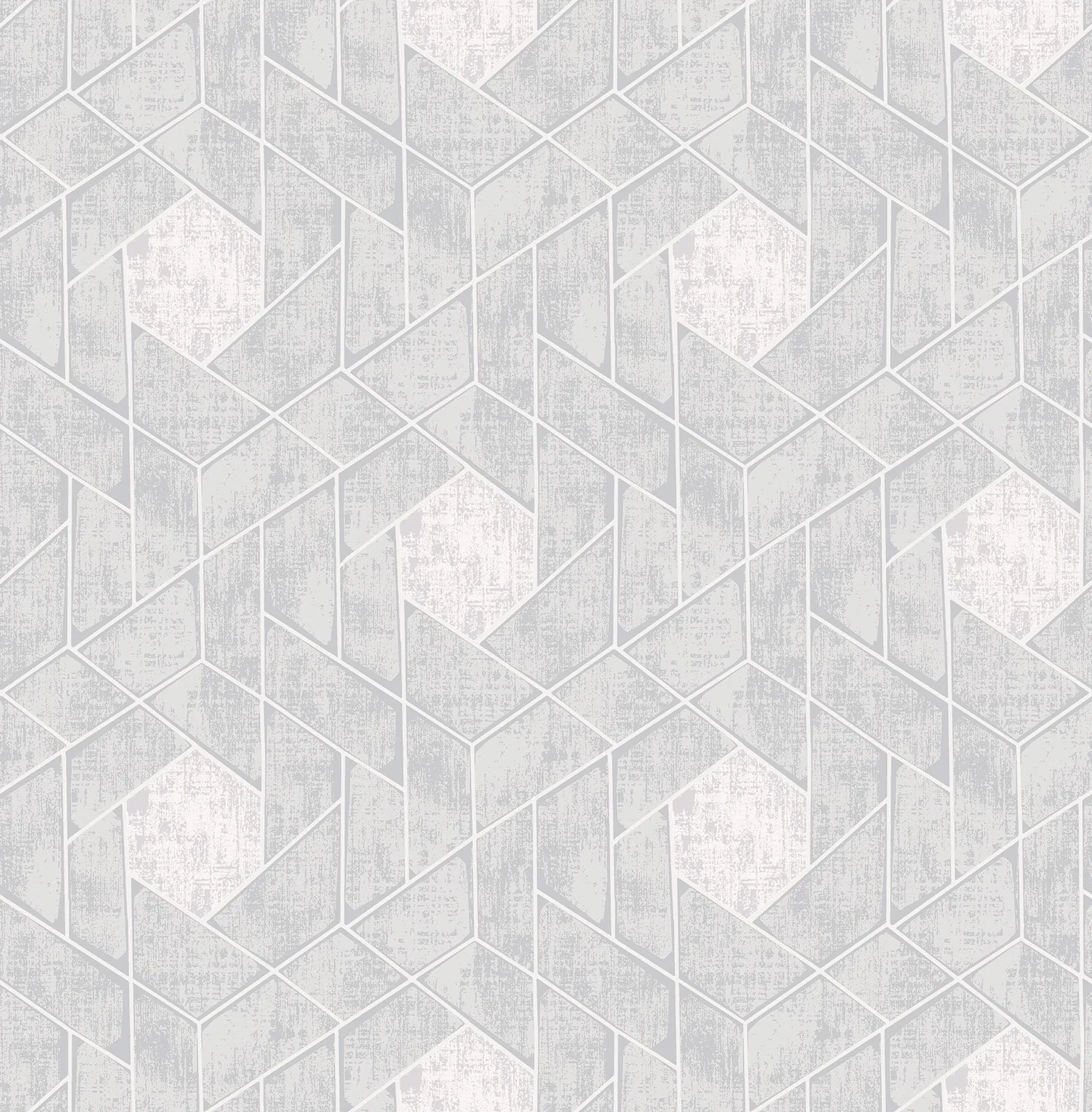 2964-25902 | Granada Light Grey Grey Geometric Wallpaper