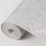 A-Street Prints Granada Light Grey Grey Geometric Wallpaper | Wallpaper Twins A-Street Prints Granada Light Grey Grey Geometric Wallpaper - SKU 2964-25902