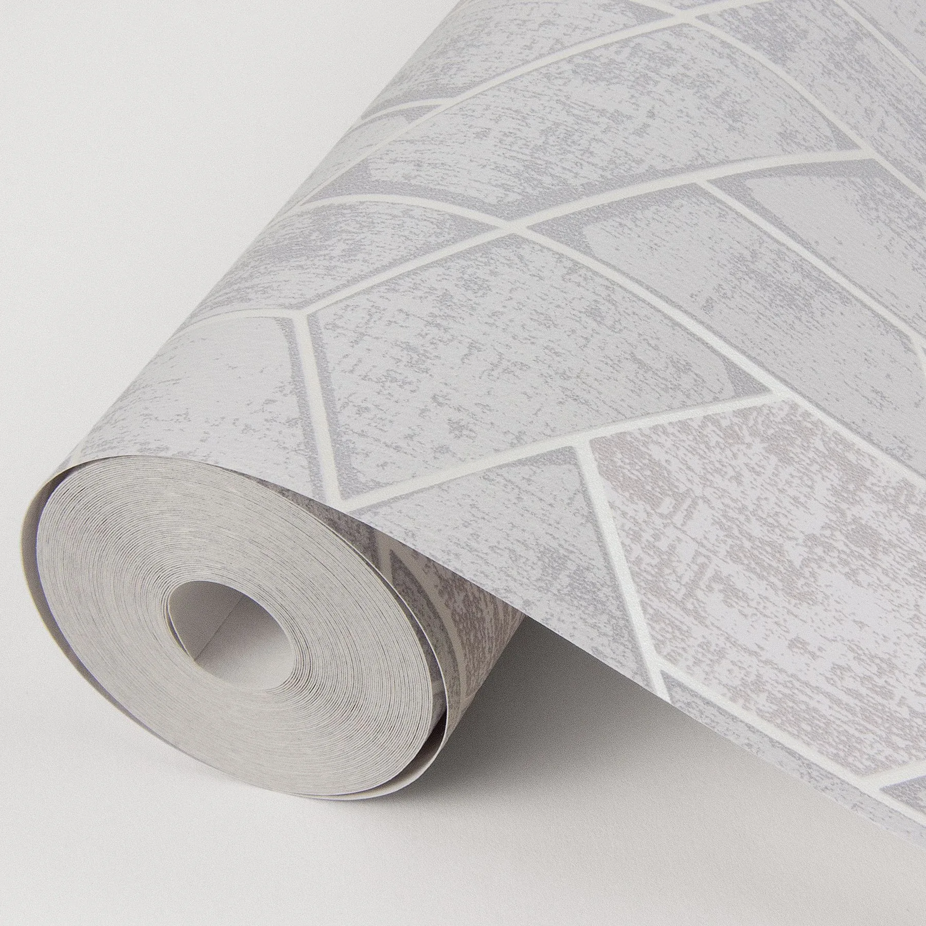 A-Street Prints Granada Light Grey Grey Geometric Wallpaper | Wallpaper Twins A-Street Prints Granada Light Grey Grey Geometric Wallpaper - SKU 2964-25902