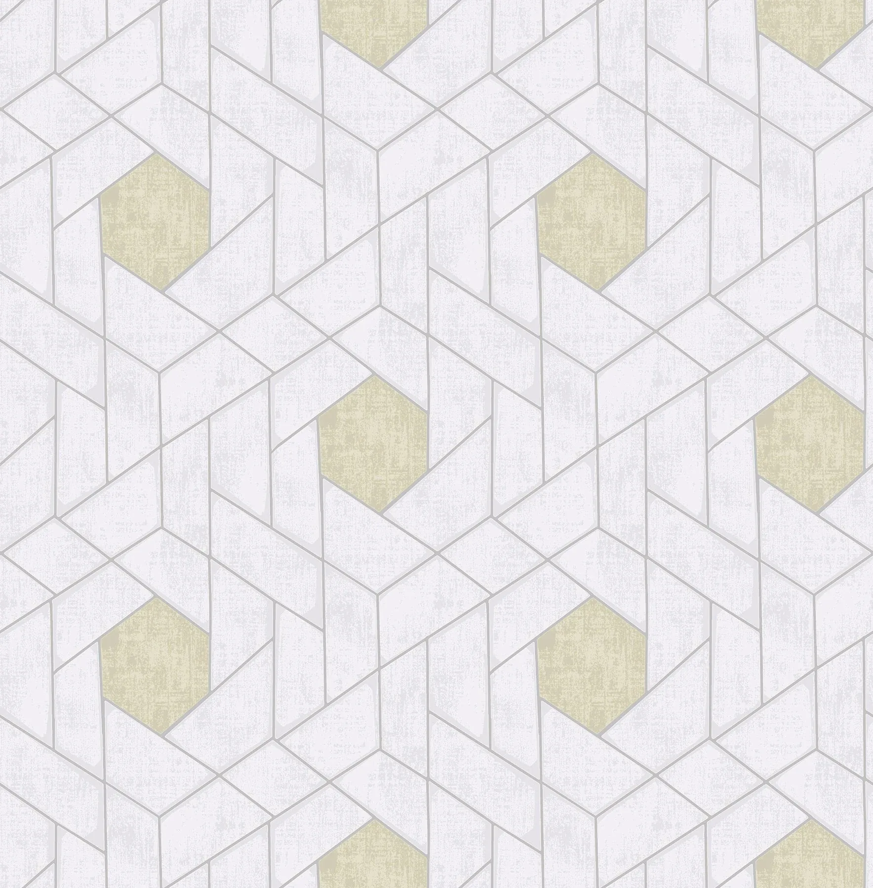 A-Street Prints Granada Silver Geometric Wallpaper - SKU 2964-25901