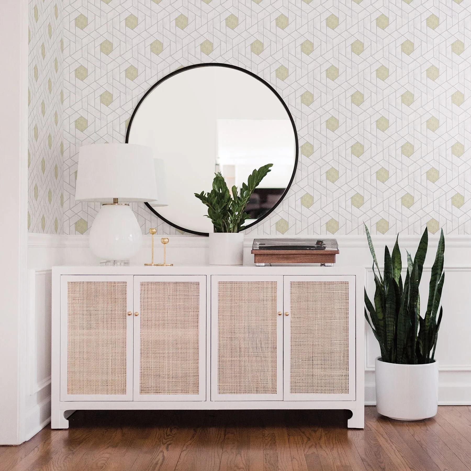 A-Street Prints Granada Silver Geometric Wallpaper | Wallpaper Twins A-Street Prints Granada Silver Geometric Wallpaper - SKU 2964-25901