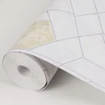 A-Street Prints Granada Silver Geometric Wallpaper | Wallpaper Twins A-Street Prints Granada Silver Geometric Wallpaper - SKU 2964-25901