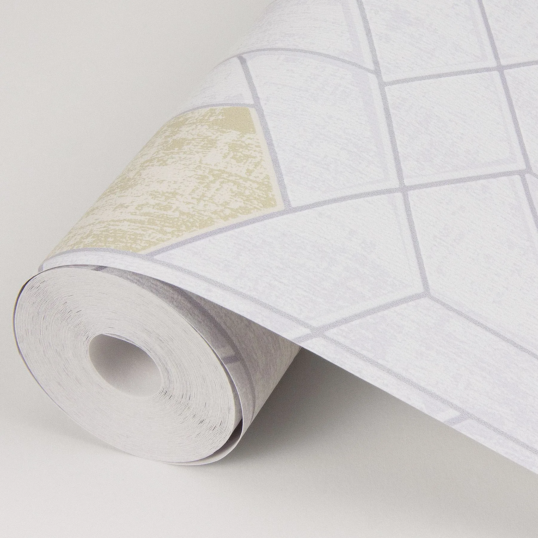 A-Street Prints Granada Silver Geometric Wallpaper | Wallpaper Twins A-Street Prints Granada Silver Geometric Wallpaper - SKU 2964-25901