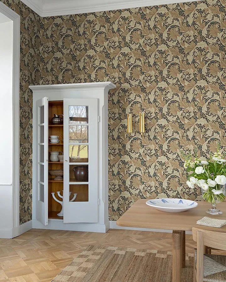 A-Street Prints Granville Apricot Leafy Vine Wallpaper | Wallpaper Twins A-Street Prints Granville Apricot Leafy Vine Wallpaper - SKU 4153-82015