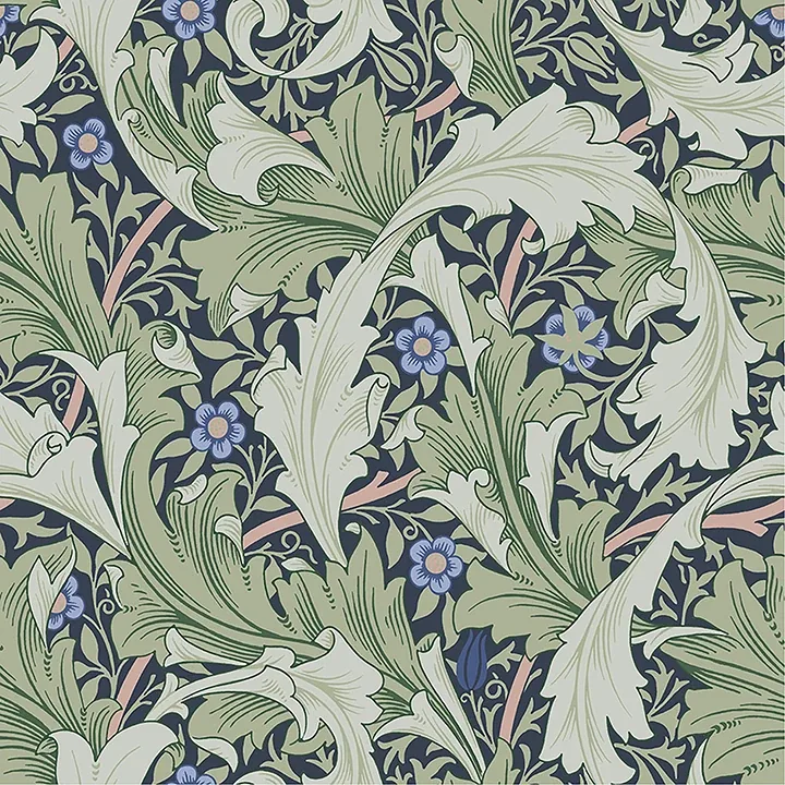 A-Street Prints Granville Green Leafy Vine Wallpaper - SKU 4153-82014