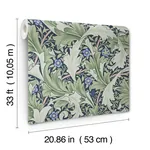 A-Street Prints Granville Green Leafy Vine Wallpaper | Wallpaper Twins A-Street Prints Granville Green Leafy Vine Wallpaper - SKU 4153-82014