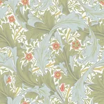 A-Street Prints Granville Olive Leafy Vine Wallpaper - SKU 4153-82012