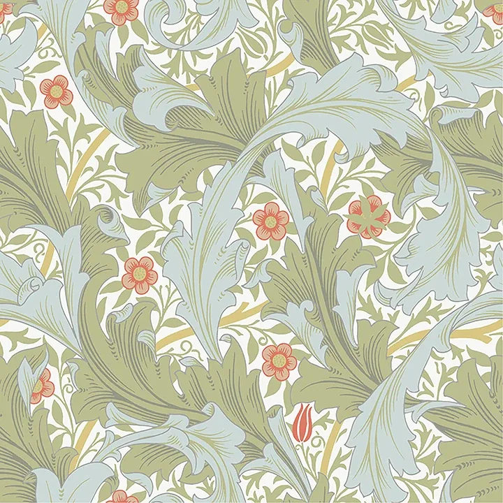 A-Street Prints Granville Olive Leafy Vine Wallpaper - SKU 4153-82012
