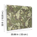 A-Street Prints Granville Plum Leafy Vine Wallpaper | Wallpaper Twins A-Street Prints Granville Plum Leafy Vine Wallpaper - SKU 4153-82013