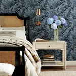 A-Street Prints Greenwood Dark Blue Deciduous Wallpaper | Wallpaper Twins A-Street Prints Greenwood Dark Blue Deciduous Wallpaper - SKU 4147-80003