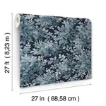 A-Street Prints Greenwood Dark Blue Deciduous Wallpaper | Wallpaper Twins A-Street Prints Greenwood Dark Blue Deciduous Wallpaper - SKU 4147-80003