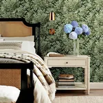 A-Street Prints Greenwood Dark Green Deciduous Wallpaper - SKU 4147-80004