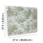 A-Street Prints Greenwood Light Blue Deciduous Wallpaper - SKU 4147-80007
