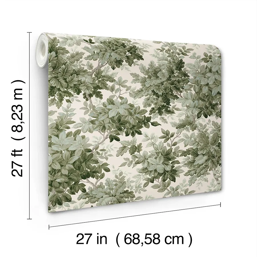 A-Street Prints Greenwood Moss Deciduous Wallpaper | Wallpaper Twins A-Street Prints Greenwood Moss Deciduous Wallpaper - SKU 4147-80006