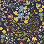 A-Street Prints Groh Dark Blue Floral Wallpaper | Wallpaper Twins A-Street Prints Groh Dark Blue Floral Wallpaper - SKU 4143-22002