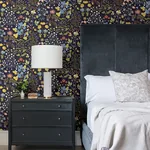 A-Street Prints Groh Dark Blue Floral Wallpaper | Wallpaper Twins A-Street Prints Groh Dark Blue Floral Wallpaper - SKU 4143-22002