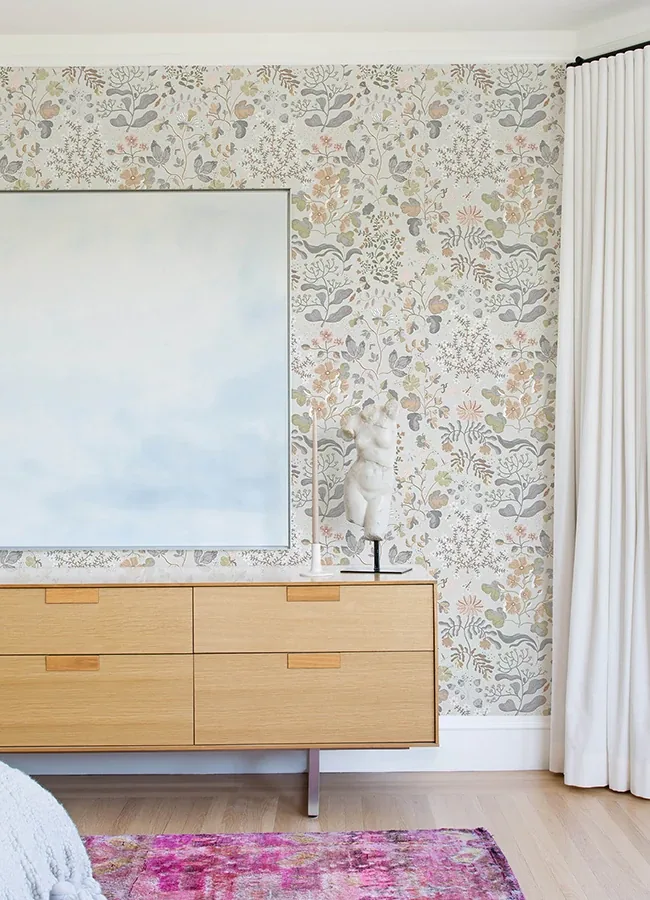 A-Street Prints Groh Neutral Floral Wallpaper - SKU 4143-22004