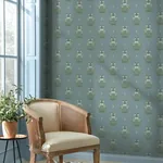 A-Street Prints Gullvie Light Blue Pansies Wallpaper | Wallpaper Twins A-Street Prints Gullvie Light Blue Pansies Wallpaper - SKU 4201-48008