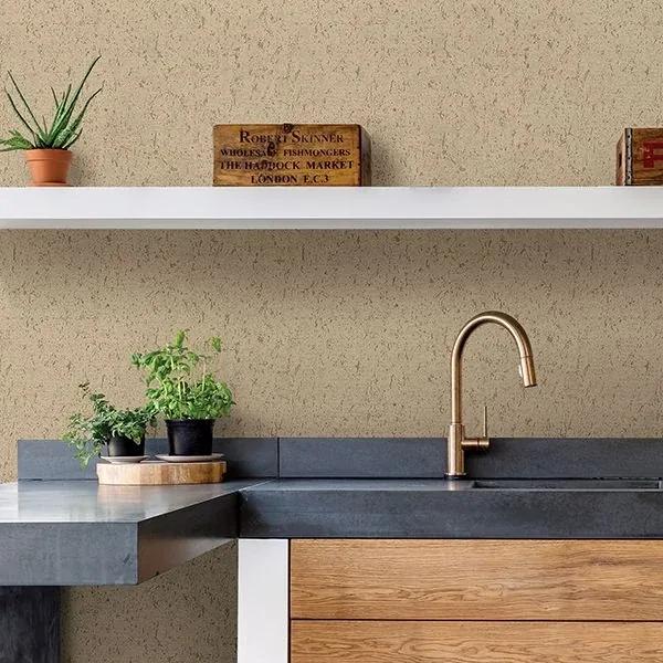 A-Street Prints Guri Beige Faux Concrete Wallpaper | Wallpaper Twins A-Street Prints Guri Beige Faux Concrete Wallpaper - SKU 2908-25319