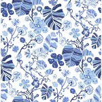 A-Street Prints Gwyneth Indigo Floral Wallpaper | Wallpaper Twins A-Street Prints Gwyneth Indigo Floral Wallpaper - SKU 2903-25810