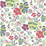 A-Street Prints Gwyneth Multicolor Floral Wallpaper | Wallpaper Twins A-Street Prints Gwyneth Multicolor Floral Wallpaper - SKU 2903-25808