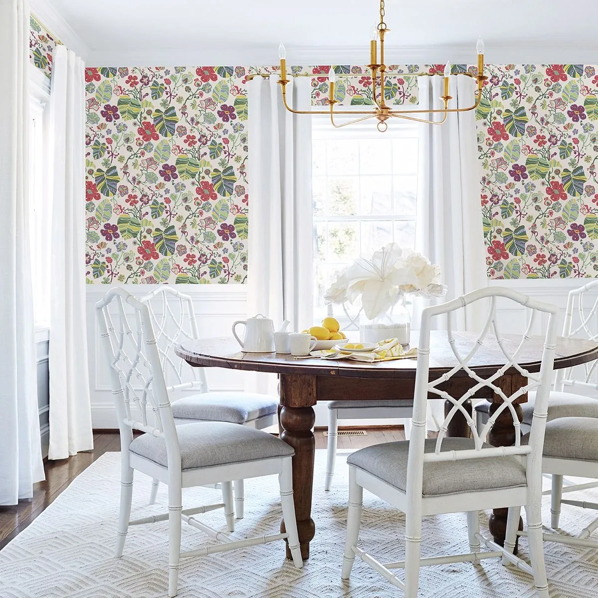 A-Street Prints Gwyneth Multicolor Floral Wallpaper - SKU 2903-25808