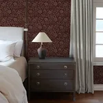 A-Street Prints Hague Burgundy Floral Trail Wallpaper | Wallpaper Twins A-Street Prints Hague Burgundy Floral Trail Wallpaper - SKU 4173-27627