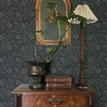 A-Street Prints Hague Dark Blue Floral Trail Wallpaper | Wallpaper Twins A-Street Prints Hague Dark Blue Floral Trail Wallpaper - SKU 4173-27626