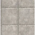 A-Street Prints Hale Pewter Sheet Metal Wallpaper | Wallpaper Twins A-Street Prints Hale Pewter Sheet Metal Wallpaper - SKU 2922-22343