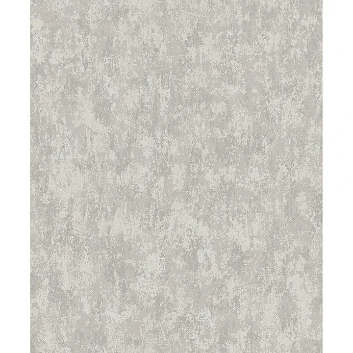A-Street Prints Haliya Silver Metallic Plaster Wallpaper - SKU 4105-86661