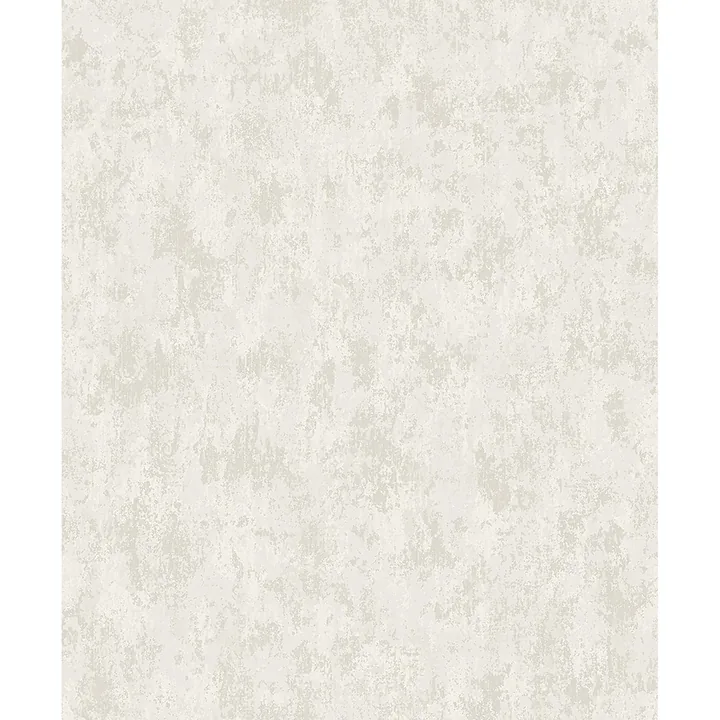 A-Street Prints Haliya White Metallic Plaster Wallpaper - SKU 4105-86657