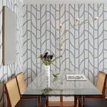 A-Street Prints Harlow Indigo Curved Contours Wallpaper | Wallpaper Twins A-Street Prints Harlow Indigo Curved Contours Wallpaper - SKU 4141-27142