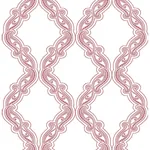 A-Street Prints Harmony Coral Ogee Wallpaper | Wallpaper Twins A-Street Prints Harmony Coral Ogee Wallpaper - SKU 2702-22728